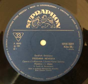 3LP/Doos Bedřich Smetana: Prodaná Nevěsta