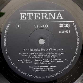 LP Bedřich Smetana: Die Verkaufte Braut