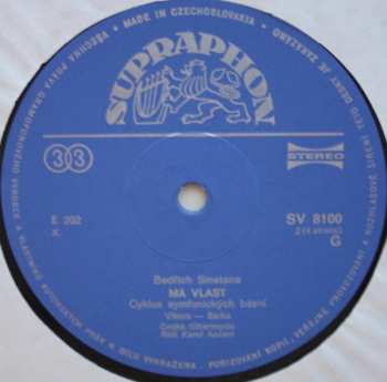 2LP Bedřich Smetana: Má Vlast