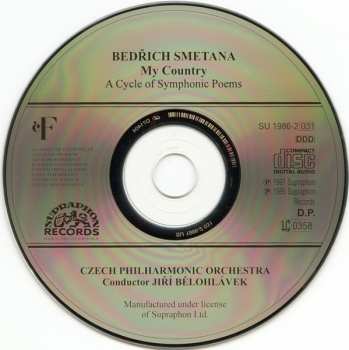 CD The Czech Philharmonic Orchestra: My Country