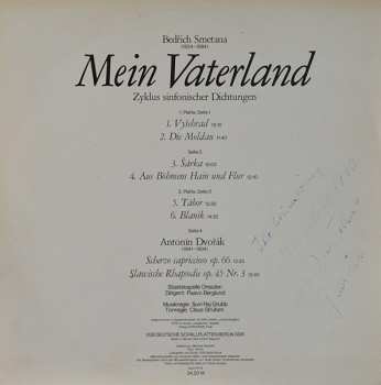 2LP Antonín Dvořák: Mein Vaterland / Scherzo Capriccioso Op. 66, Slawische Rhapsodie Op. 45 Nr. 3