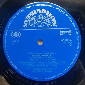 3LP/Doos Bedřich Smetana: Prodaná Nevěsta