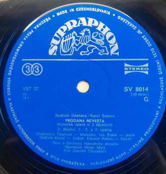 3LP/Doos Bedřich Smetana: Prodaná Nevěsta