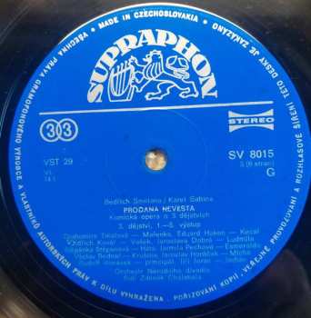 3LP/Doos Bedřich Smetana: Prodaná Nevěsta