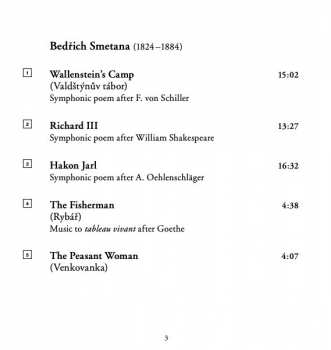 CD Bedřich Smetana: Smetana: Orchestral Works, Vol. 1