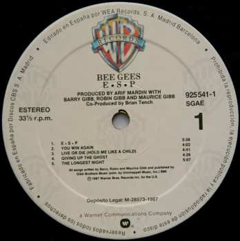 LP Bee Gees: E·S·P