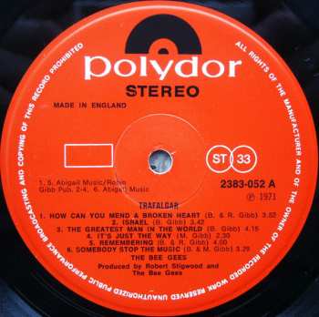 LP Bee Gees: Trafalgar