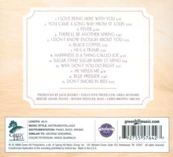 CD Beegie Adair: I Love Being Here With You: A Jazz Piano Tribute To Peggy Lee