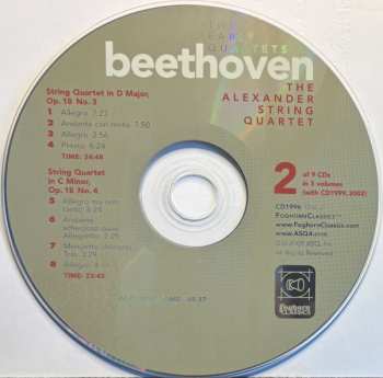 9CD/Doos Ludwig van Beethoven: The Complete String Quartets