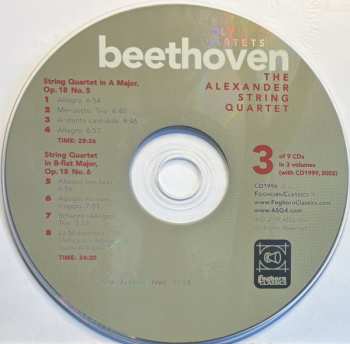 9CD/Doos Ludwig van Beethoven: The Complete String Quartets