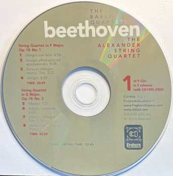 9CD/Doos Ludwig van Beethoven: The Complete String Quartets