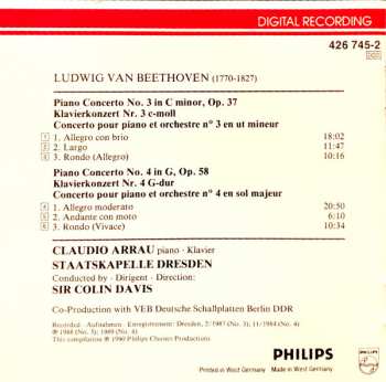 CD Ludwig van Beethoven: Klavierkonzerte Nr. 3 & 4