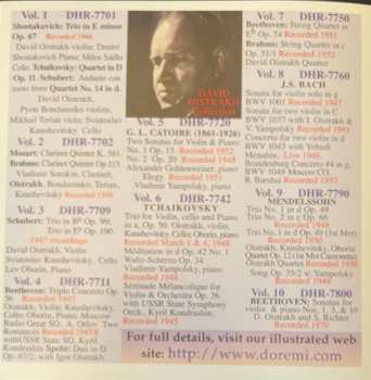 3CD/Doos Ludwig van Beethoven: Collection Vol.11 :The 10 Sonatas For Violin And Piano . Live Performances Paris, 1962