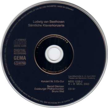 3CD Ludwig van Beethoven: Sämtliche Klavierkonzerte