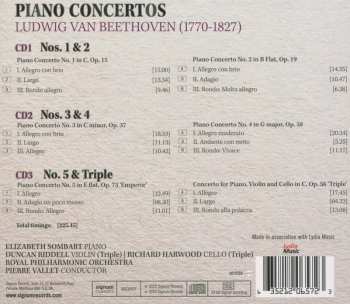 3CD/Doos Ludwig van Beethoven: Piano Concertos