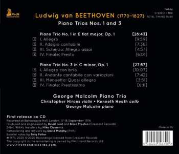 CD Ludwig van Beethoven: Piano Trios Nos. 1 And 3