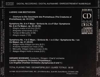 CD Ludwig van Beethoven: Prometheus Overture • Symphonies Nos. 8 And 1