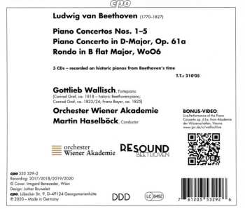 3CD Ludwig van Beethoven: The Six Piano Concertos