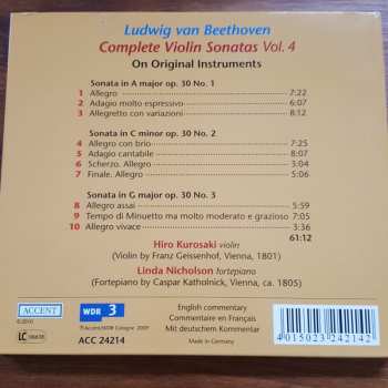 CD Ludwig van Beethoven: Complete Violin Sonatas Vol. 4