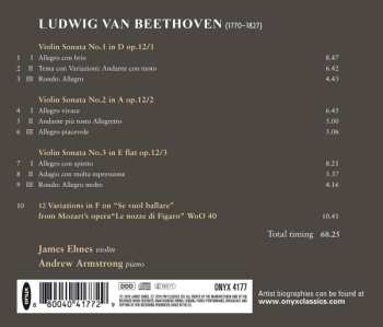 CD Ludwig van Beethoven: Violin Sonatas 1-3