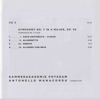 2CD Ludwig van Beethoven: Symphonies 1 / 2 / 7