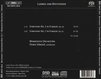 SACD Ludwig van Beethoven: Symphonies Nos 2 & 7