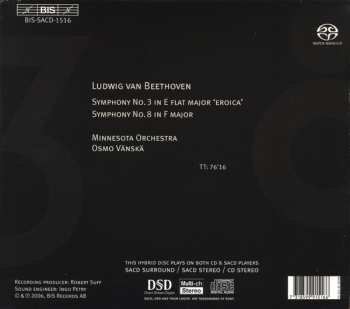 SACD Ludwig van Beethoven: Symphonies Nos. 3 & 8