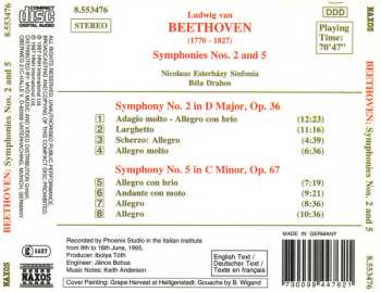CD Ludwig van Beethoven: Symphonies Nos. 2 And 5