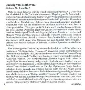 CD Ludwig van Beethoven: Symphonies Nos. 2 And 5