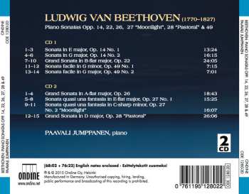 2CD Ludwig van Beethoven: Piano Sonatas Opp. 14, 22, 26, 27, 28 & 49