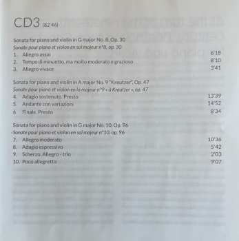 3CD/Doos Ludwig van Beethoven: Complete Sonatas For Piano & Violin