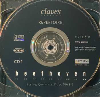 2CD Ludwig van Beethoven: The Middle String Quartets