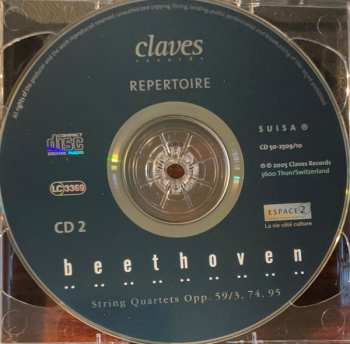 2CD Ludwig van Beethoven: The Middle String Quartets