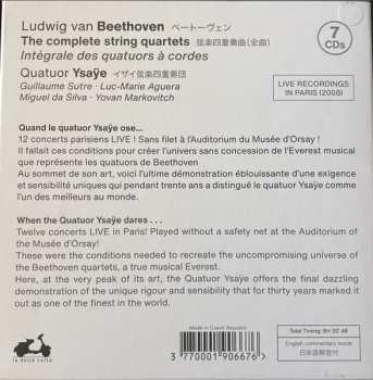 7CD/Doos Ludwig van Beethoven: The Complete String Quartets