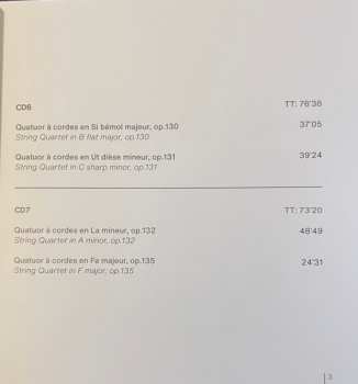 7CD/Doos Ludwig van Beethoven: The Complete String Quartets