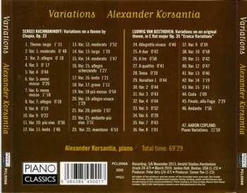 CD Ludwig van Beethoven: Eroica Variations / Chopin Variations / Piano Variations