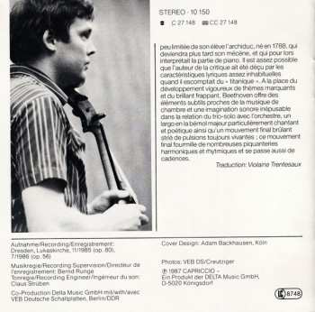 CD Ludwig van Beethoven: Tripelkonzert - Chorfantasie