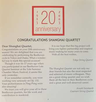 CD Ludwig van Beethoven: String Quartets Op. 59, Nos. 2 & 3 "Razumovsky"