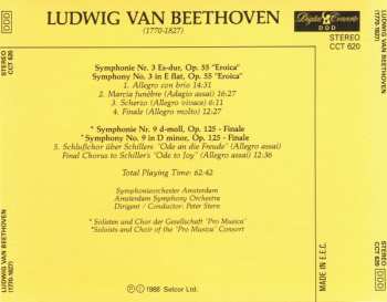 CD Ludwig van Beethoven: Symphonie Nr. 3 Es-Dur, Op. 55 Eroica - Symphonie Nr. 9 D-Moll, Op. 125 Finale