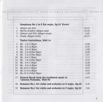 CD Ludwig van Beethoven: Symphony Number 3 / Violin Romances Number 1 And 2 / Twelfe Contretänze / Funeral March From Leonore Prohaska