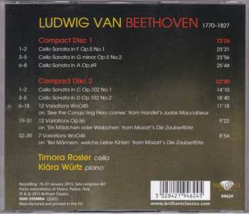 2CD Ludwig van Beethoven: Cello Sonatas & Variations Complete