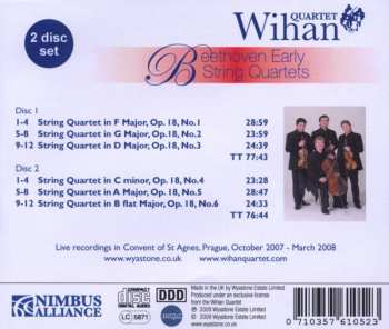 2CD Ludwig van Beethoven: Beethoven Early String Quartets