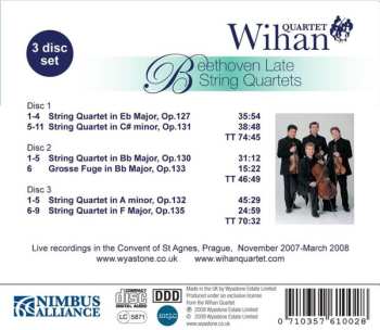 3CD Ludwig van Beethoven: Beethoven Late String Quartets