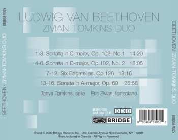 CD Ludwig van Beethoven: Sonatas For Fortepiano And Cello, Op. 102, Nos. 1 & 2; Op. 69; Six Bagatelles For Fortepiano, Op. 126