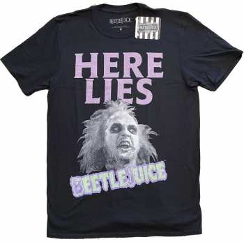 Merch Beetlejuice: T-shirt Here Lies… 
