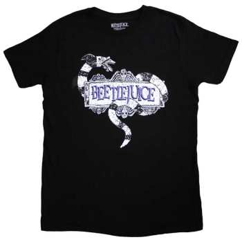 Merch Beetlejuice: T-shirt Snake Badge