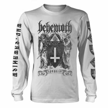 Merch Behemoth: T-shirt Met Lange Mouwen The Satanist (white)