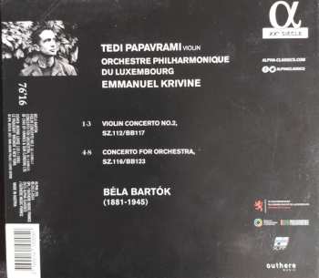 CD Béla Bartók: Bartók - Violin Concerto No. 2/Concerto For Orchestra