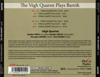 2CD Béla Bartók: Béla Bartók - The String Quartets