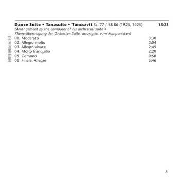 CD Béla Bartók: Complete Works For Piano Solo [1] - The Mature Bartók